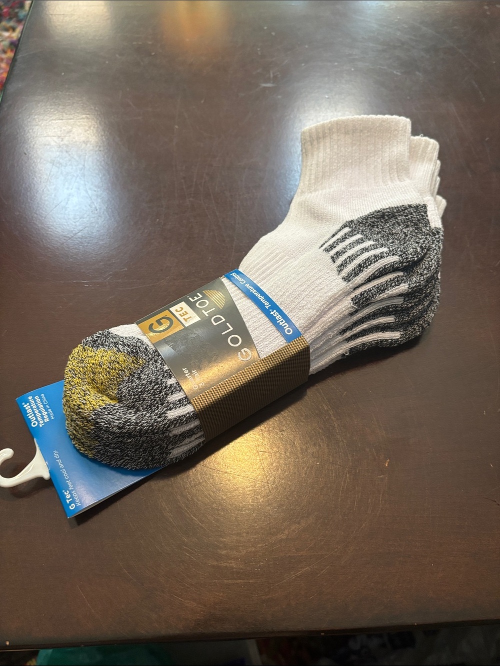 Gold Toe Men's White Athletic Socks NWT